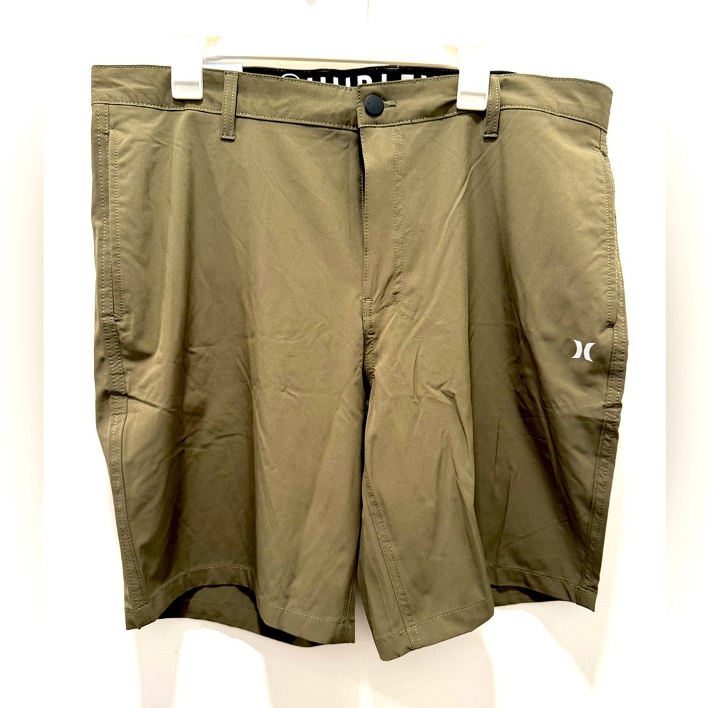 Hurley Men's All Day Khaki Hybrid Woodlands Color Stetchy Shorts